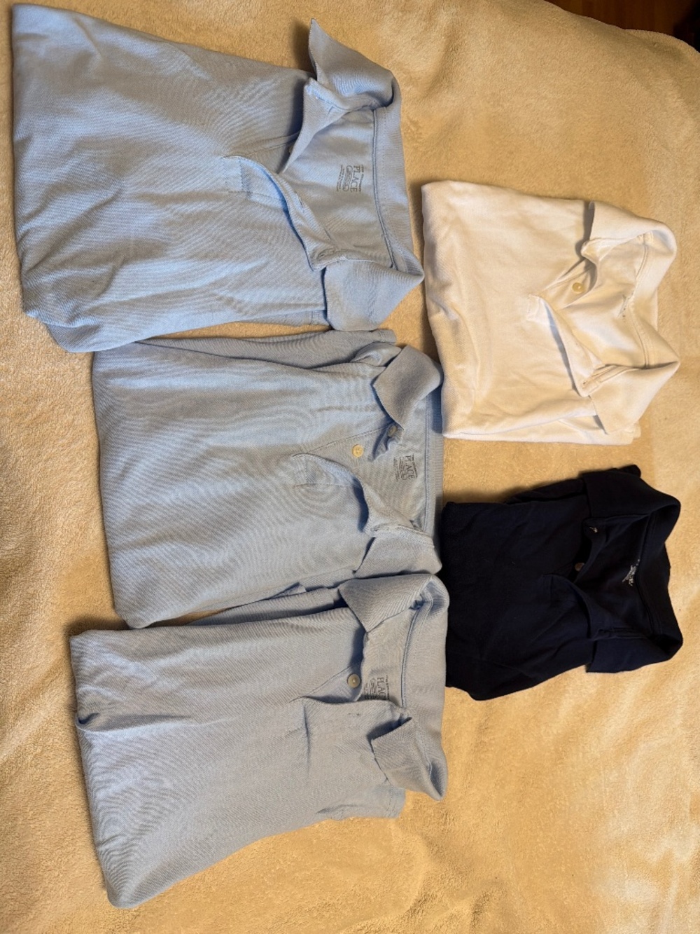 Set of 5 short sleeve Polo tees by Place - size XXL (14-16)